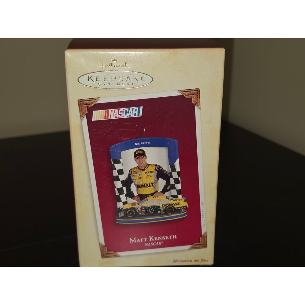 2005 Hallmark Keepsake Ornament Matt Kenseth Nascar EUC w/ Memory Card‎